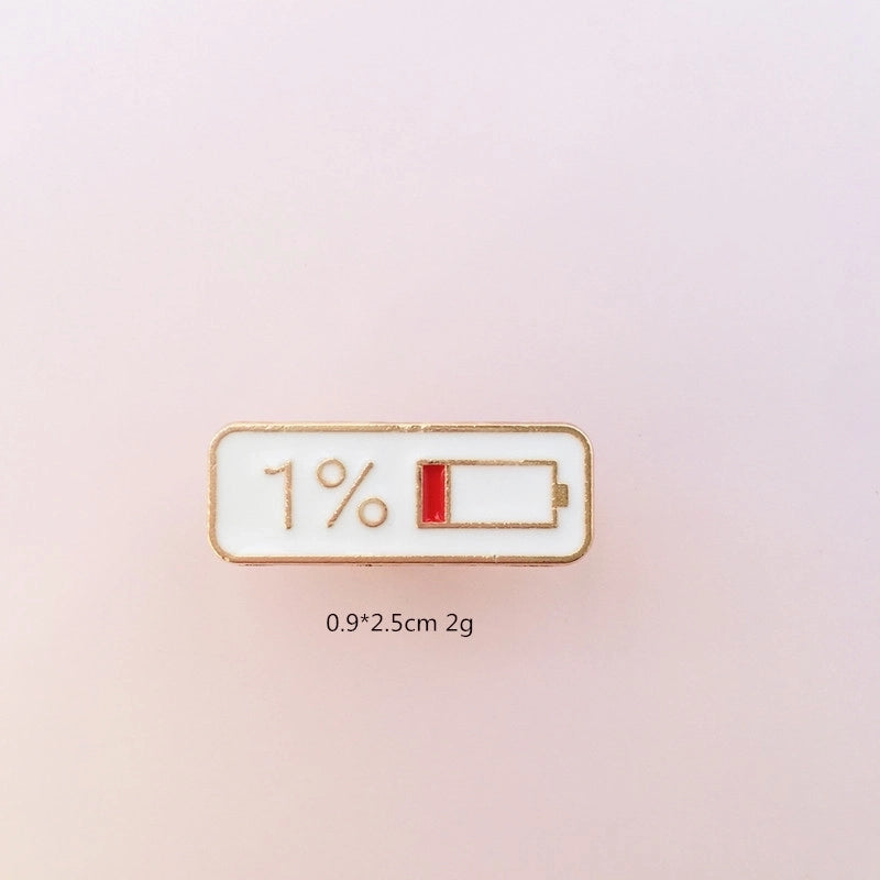 Mood Conversion Brooch Personality Slidable Social Power Expression Metal Badge Women’s Jewelry Accessories Pin