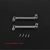 Stainless Steel Drive Shaft 2pcs for 1/10 RC Crawler Traxxas TRX4 TRX6 Axial SCX10 Wraith Capra D90 TF2 Redcat GEN8 (112-165mm 2pcs)
