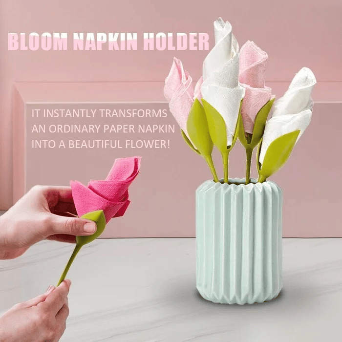 🎉Last Day Save 49% Off  🌈Bloom Napkin Holder - Make life romantic