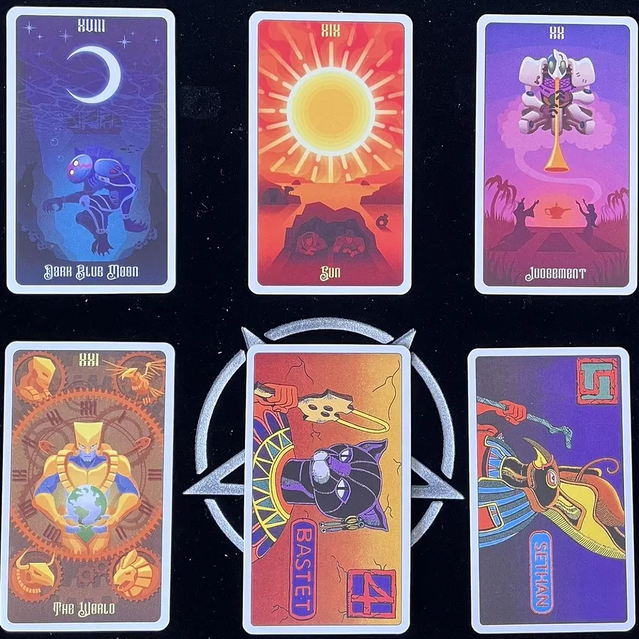 JOJO Stand Card Tarot cards（Complete Set of 53 + 31 Cards）