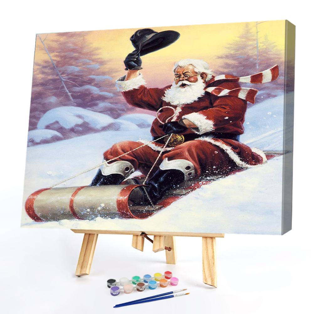 

50*40CM - Paint By Numbers - Santa Claus, 501 Original