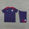 2025 England Purple  Short-Sleeve Training Kit