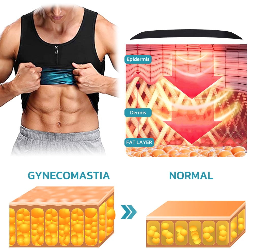 2025 Hot Sale Men's Compression Zipper Shaper Vest