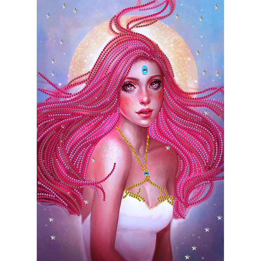 

Fantasy Fairy - Special Shaped Diamond Painting - 30*40CM, 501 Original