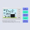 Ultrasonic Water Tank Liquid Level Meter with Temperature Sensor Time Display