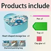 DIY Diamond Painting Heart-Shaped Jewelry Box Decorative Storage Case Home Decor
