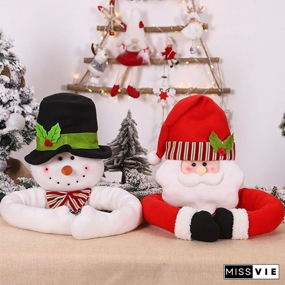 1Pcs Santa Claus Snowman Toy Merry Christmas Ornaments