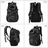 Taktischer Rucksack 25L Wasserdicht Trekkingrucksack Militarischer Molle Rucksack fur Camping Trekking Reisen