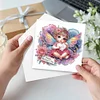 uk.everydayedeals 6Pcs DIY Diamond Painting Greeting Card - Dogs Girls