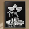  Pearl Lady-Crystal Rhinestone Diamond Painting