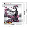 (US Only)4pcs Lady - Diamond Painting - Partial Special Shaped Drill (Canvas|30*30cm)