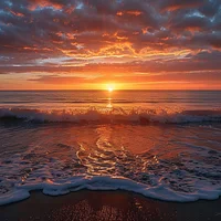 Golden Sunrise - Diamond Painting