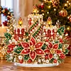 DIY Special Shape Diamond Painting Pearl Art Desk Ornament Xmas Decor Kit