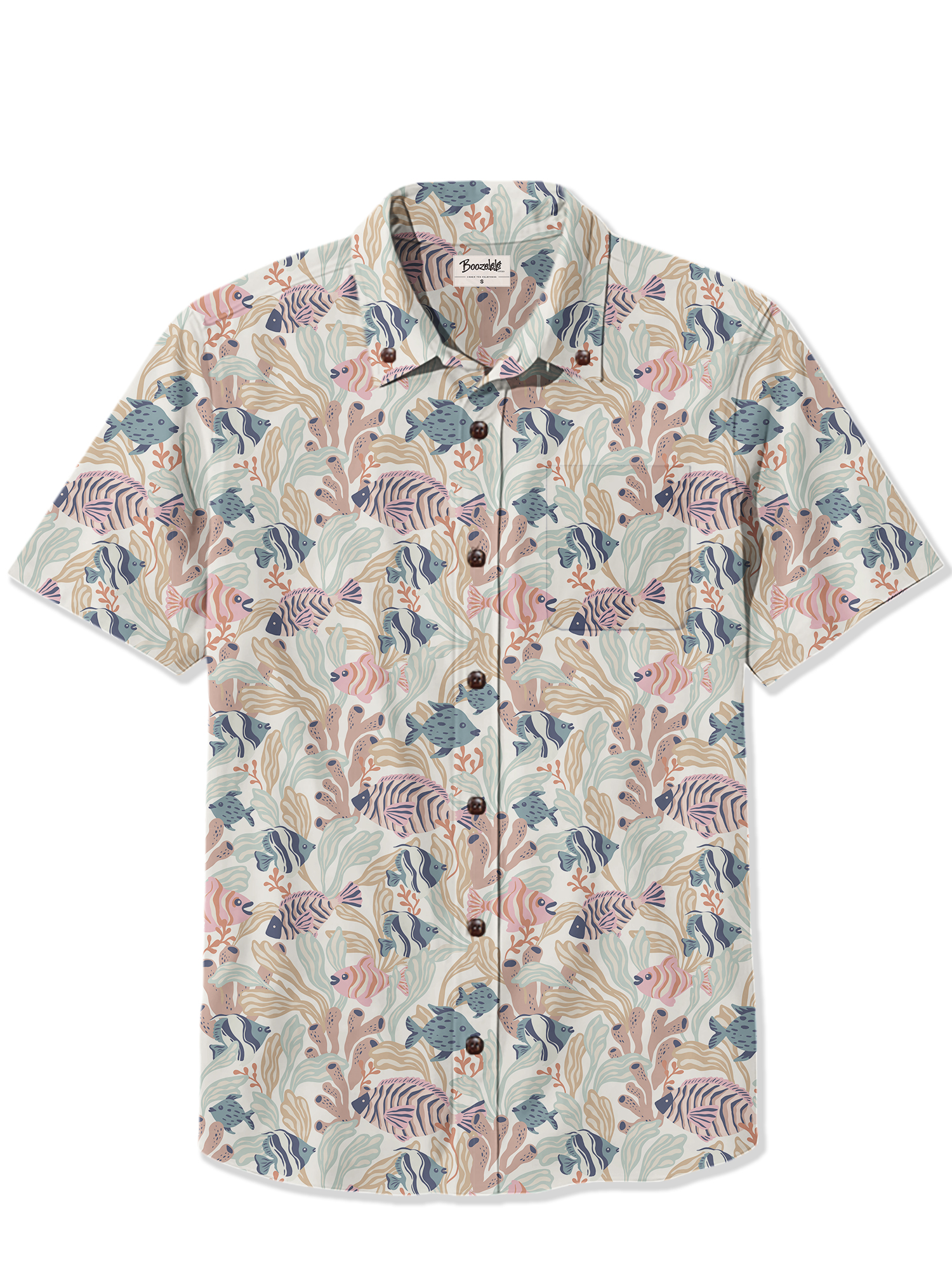 [Amy Suther X Boozelele]Vibrant Reef - 100% Cotton Shirt