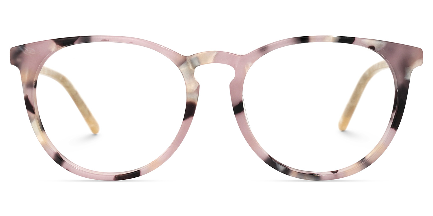 Vicente Rosa-Tortoise Rund Brille Rosa-Tortoise