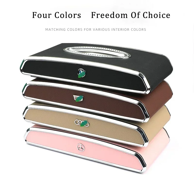 Car Paper Box Hanging Sun Visor Tissue Box Car Interior Decoration Supplies
