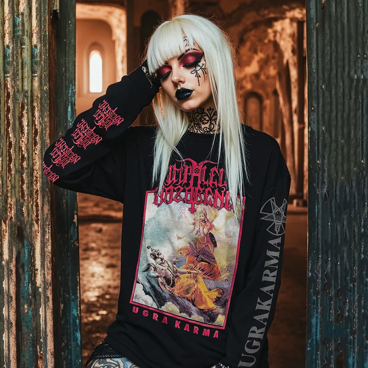 Black Metal Band Design T-shirt
