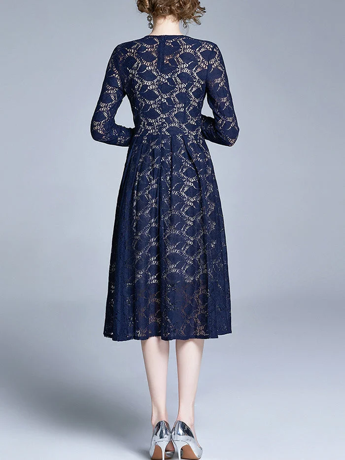 Heavy Industry Nail Brick Lace Dress
