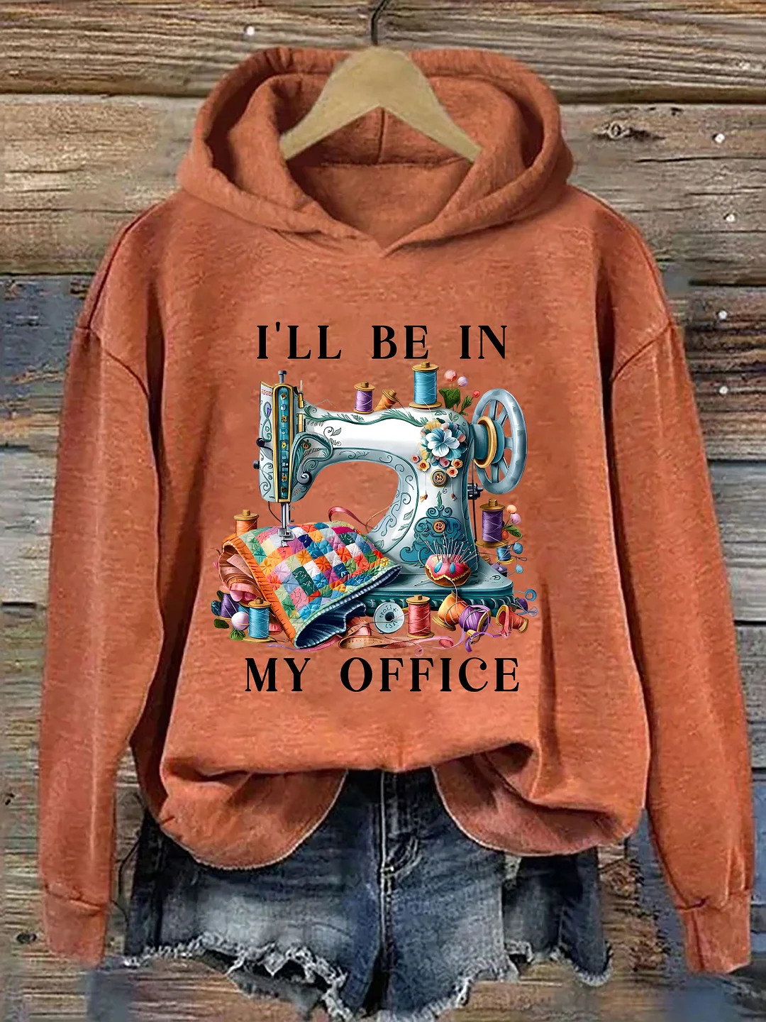I'll Be In My Office Sewing Hoodie