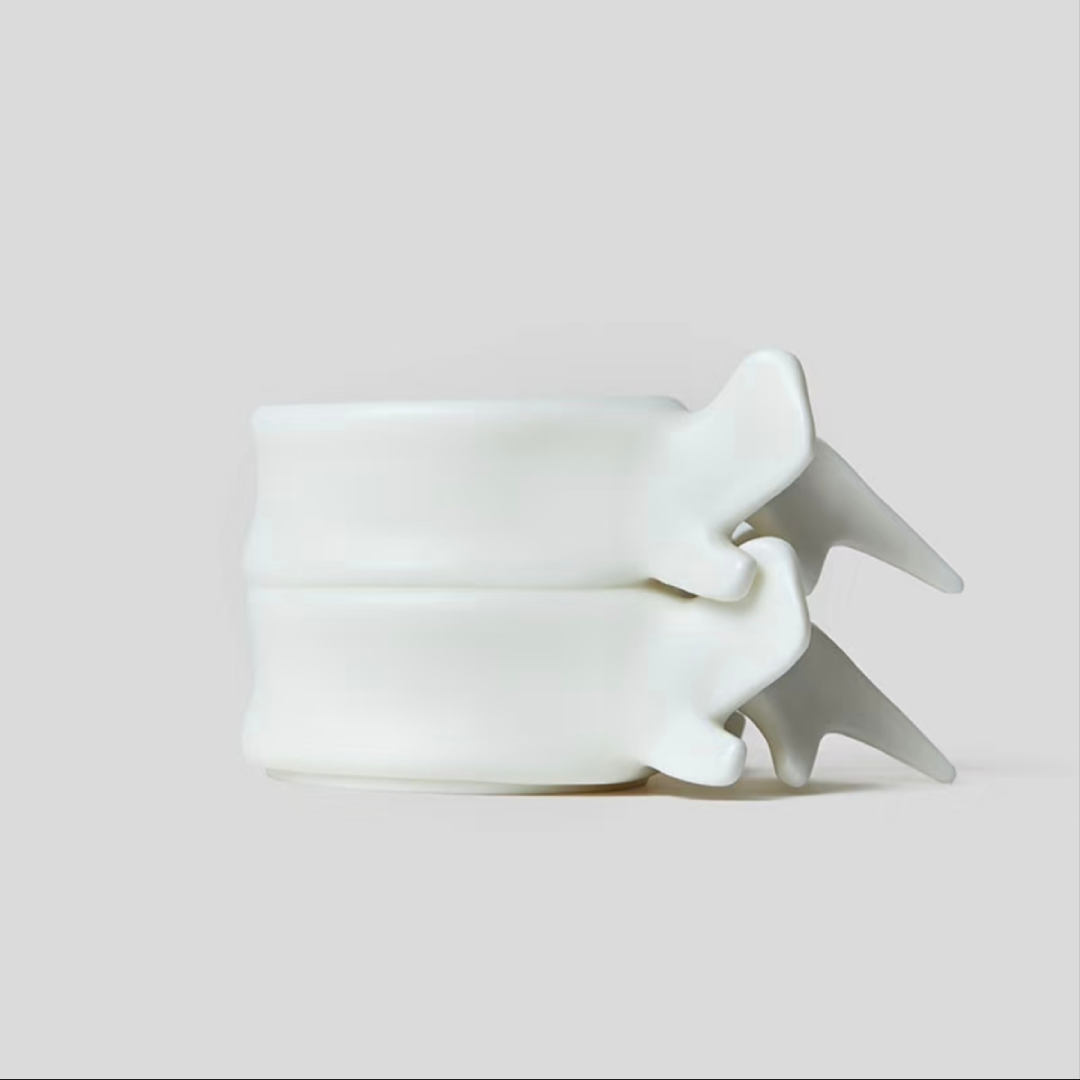 Fromtea Vertebra Art Mug &ndash; Sculptural Spine Coffee Cup _Fromtea&reg; Official Store