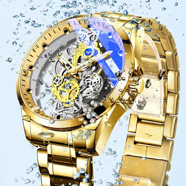 Full Automatic Double-Sided Hollow Bottomed Men's Watch