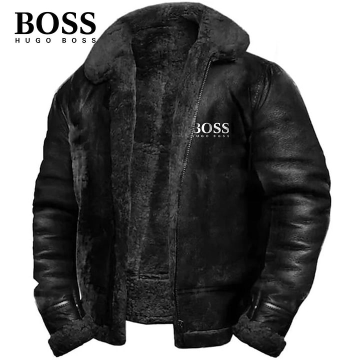 [🎈SUPER ZĽAVA] PÁNSKA BAVLNENÁ KAŠMÍROVÁ BUNDA BOSS