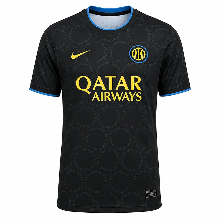 【S~4XL】Inter Milan 26/27 Black Training Jersey 1:1 Thai Quality