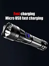 LED Camping Flashlight 3 Gears 250LM Waterproof Work Torch Outdoor Equipment