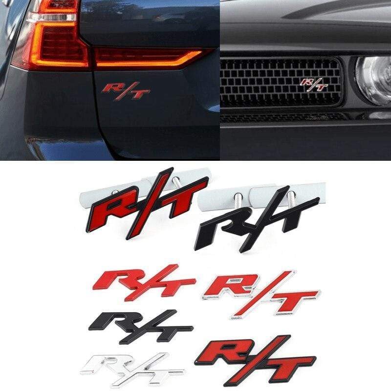 Alloy Car Front Grille Emblem Body Sticker For Dodge R/T RAM Journey Jcuv Charger Challenger Caliber Nitro Auto Styling voiturehub dxncar