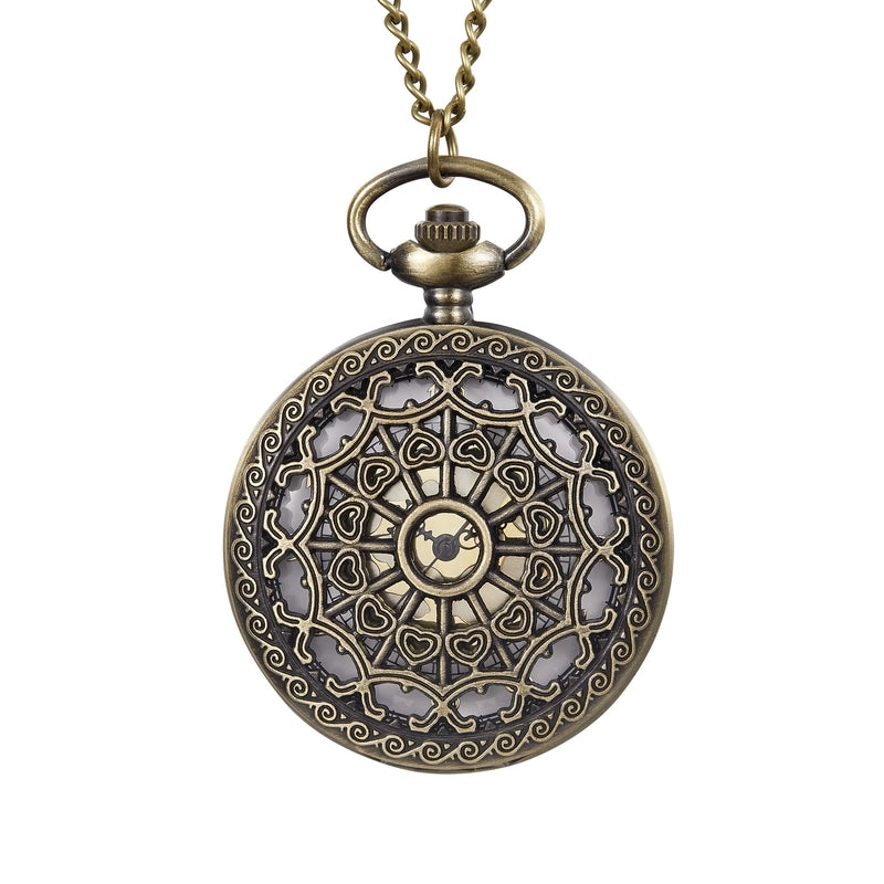 Vintage Style Guitar Bicycle Key Quartz Pocket Watch Women’s Watches