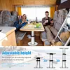 [US Local Warehouse] Pneumatic Table Leg Base Detachable 3-Level Adjustable Aluminum Alloy Table Base