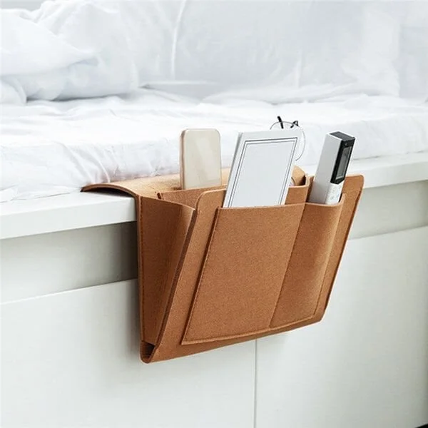 Felt Bedside Locker Sofa Pocket