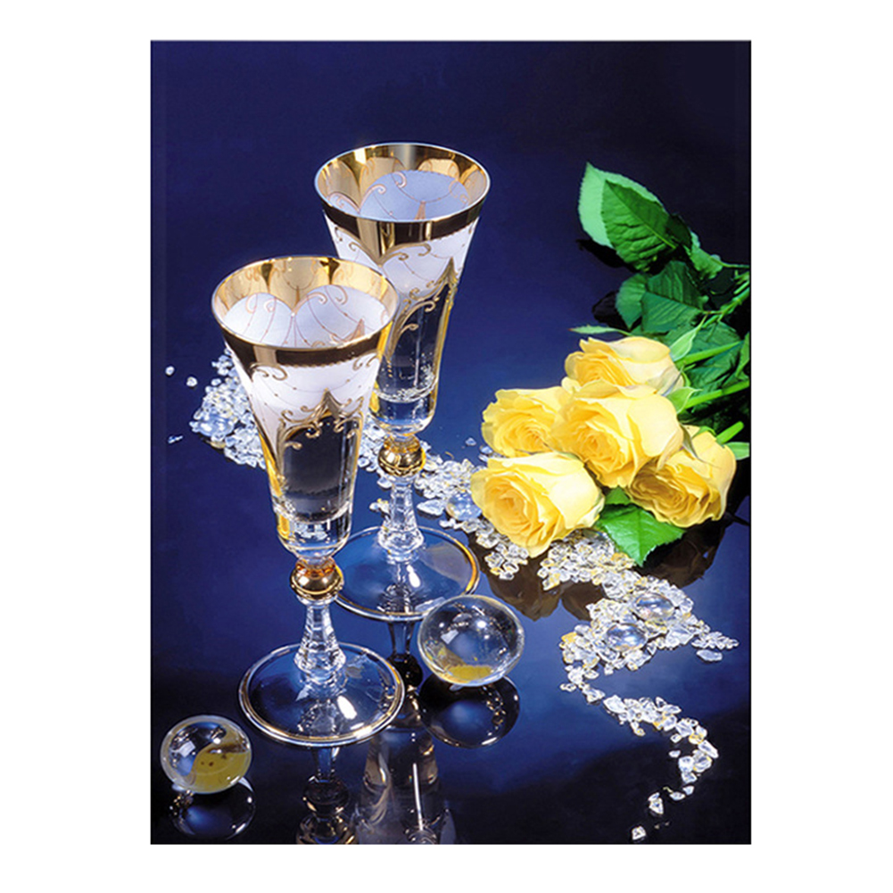 

Rose - 11CT Stamped Cross Stitch - 76*99CM, 501 Original