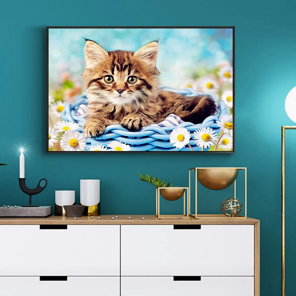 Diamond Painting - Full Square Drill - Cat(20*30 - 50*70cm)