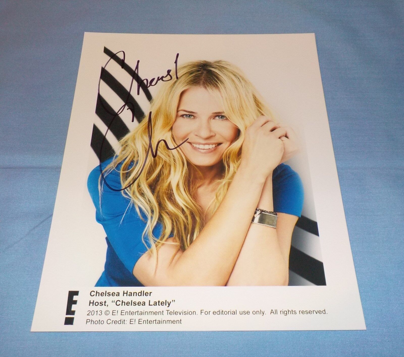 Chelsea Handler Signed Autographed 8x10 Photo Poster painting Actress Comedian Chelsea Lately A