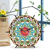 5D DIY Crystal Diamond Painting Wooden Handmade Mandala Clock Kits