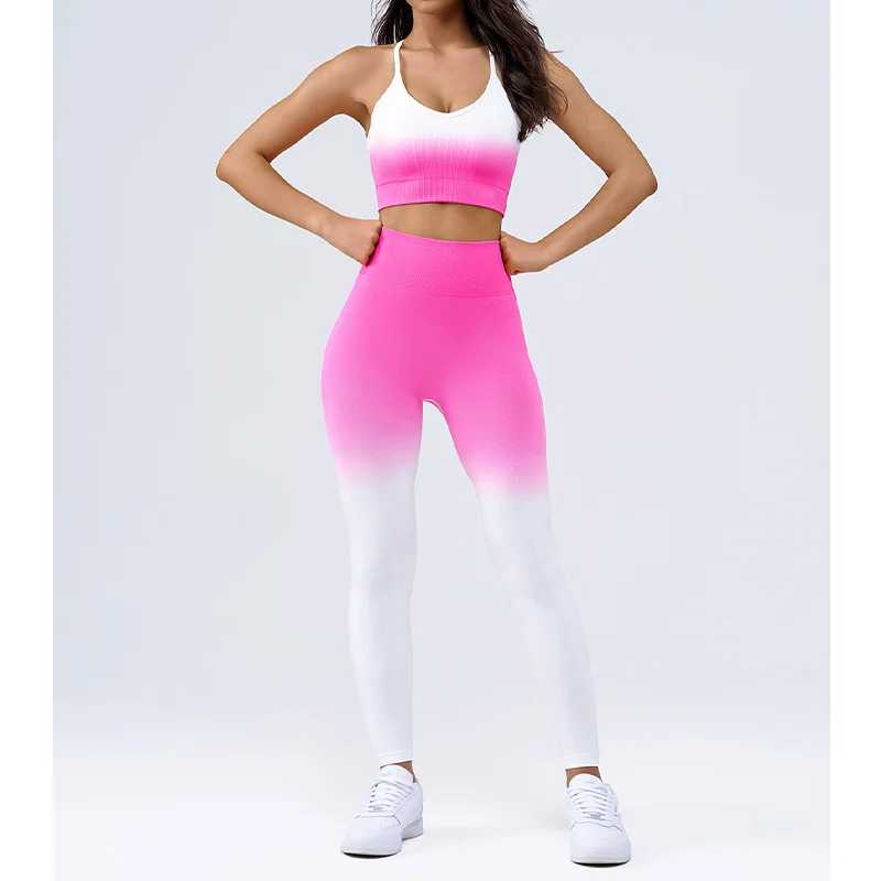 High-intensity Gradient color breathable sets