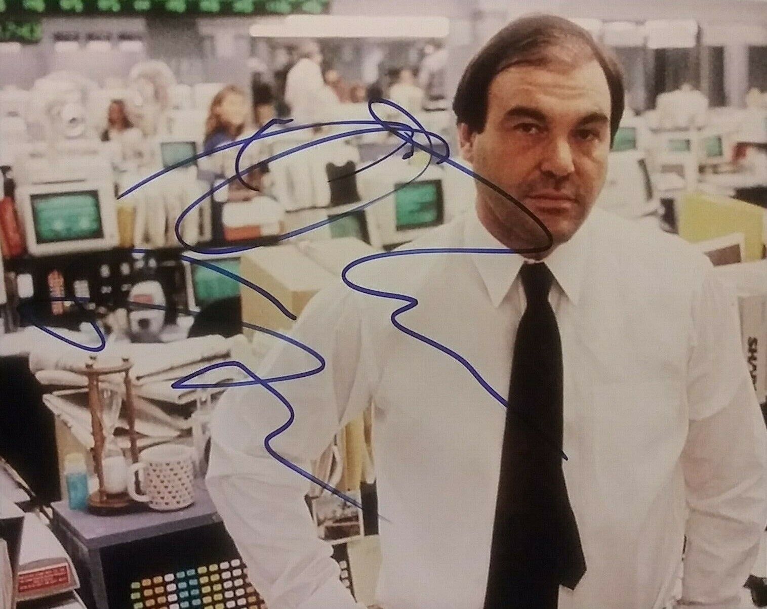 Oliver Stone signed 8x10