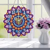 Mandala-Horloge en Cristal de Diamant