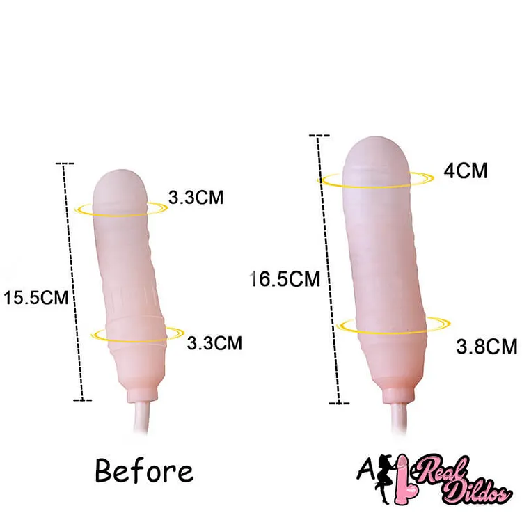 pornhint Pornhint 6.49in Top Quality Inflatable Dildo Sex Toy For Women Men Toy