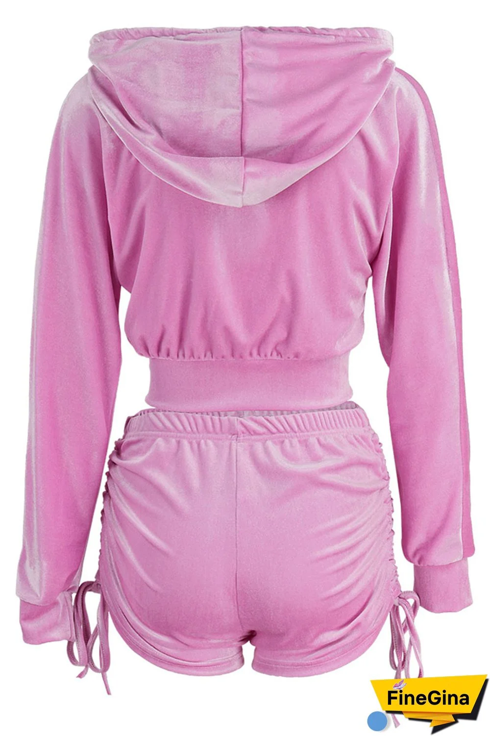 Blue Street Patchwork Solid Draped asymmetrical Straight Long Sleeve Two Pieces