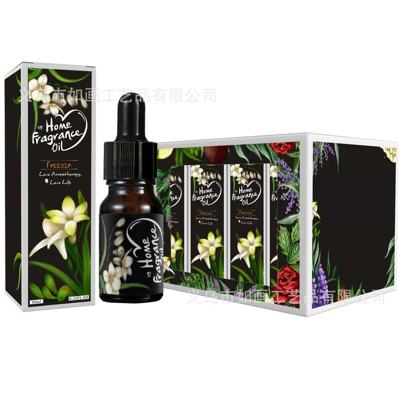 12 Pieces Humidifier Diffuser Dropper Aromatherapy Essential Oil Bedroom Relaxation Soothing Fragrance Source Factory 24 Flavor Plant Essential Oil