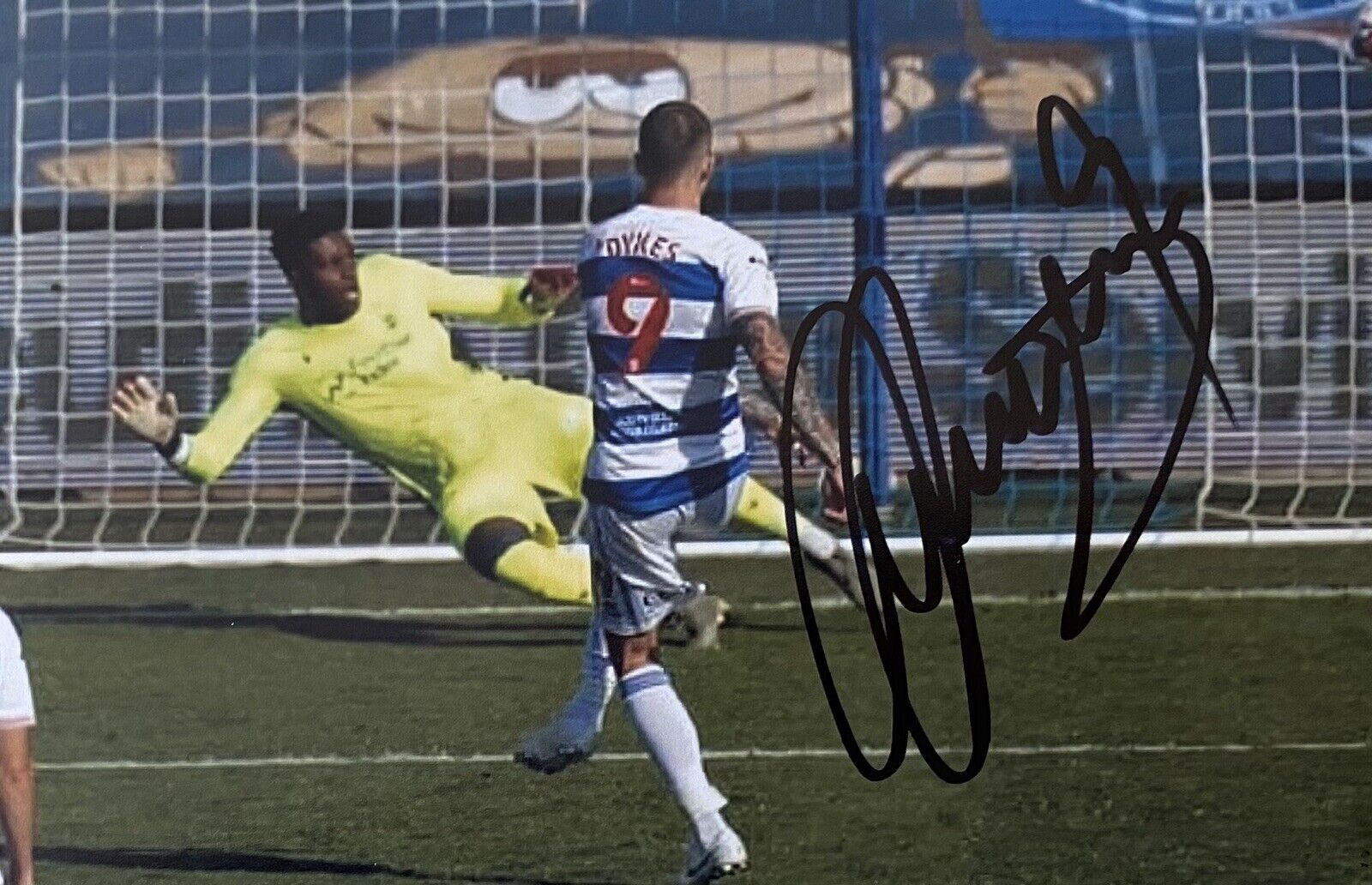 Lyndon Dykes Genuine Hand Signed QPR 6X4 Photo Poster painting