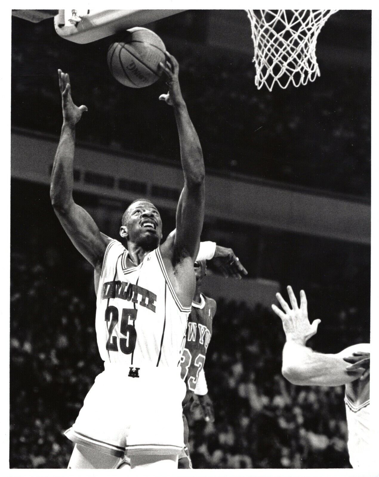 EARL CURETON Charlotte Hornets Basketball NBA 8x10 Promo News Press Photo Poster painting 1989