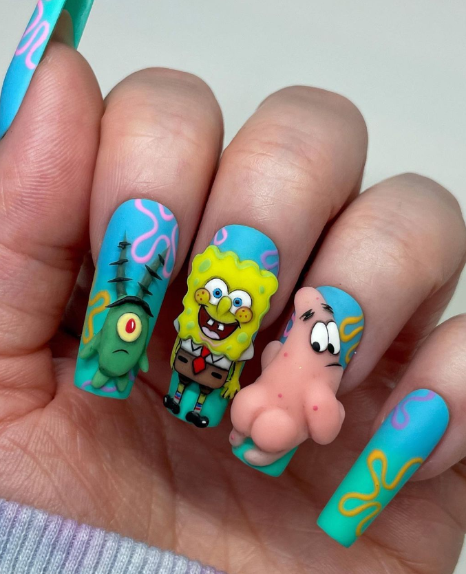 Cartoon Nails