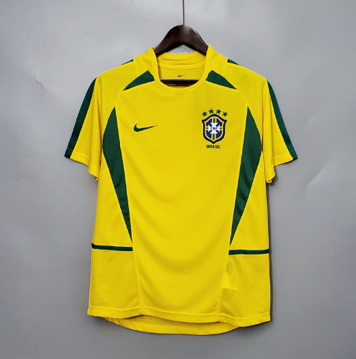 Retro 2002 Brazil home Football shirt Thai Quality