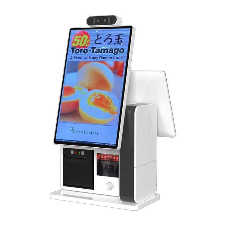 RFID Self Service Cash Register Machine RFID Pos Systems With Thermal Printer And Scanner 1D 2D Payment RFID Self Checkout Kiosk Machine
