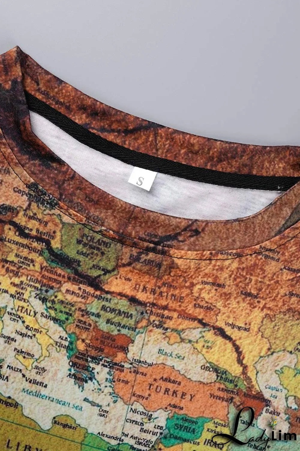 Green Fashion Casual Print Basic O Neck Long Sleeve Plus Size Dresses