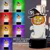 DIY Diamond Painting 7 Color Night Light Lamp Home Decoration Ornament Gift Kit(Halloween Ghost)