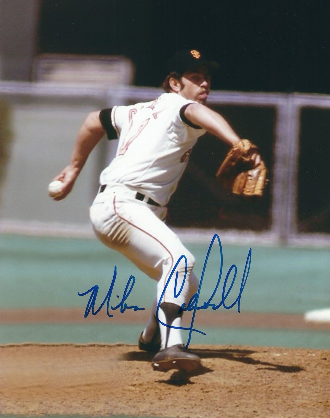 Autographed MIKE CALDWELL San Francisco Giants 8x10 Photo Poster painting w/ COA